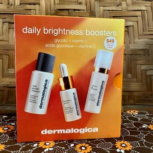 FREE GIFT WITH PURCHASE OF THIS Dermalogica daily brightness boosters kit